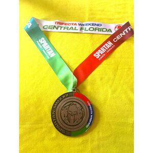 2022 Spartan Central Florida Trifecta Weekend Medal